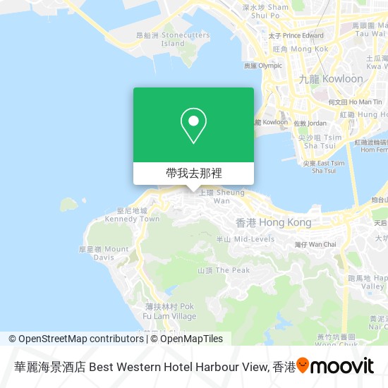 華麗海景酒店 Best Western Hotel Harbour View地圖