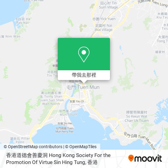 香港道德會善慶洞 Hong Kong Society For the Promotion Of Virtue Sin Hing Tung地圖