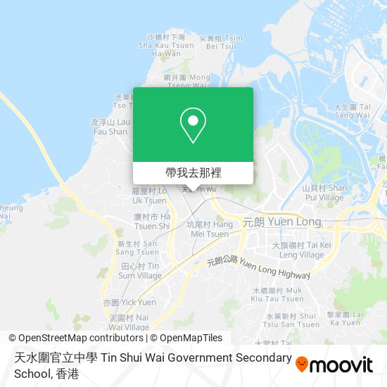 天水圍官立中學 Tin Shui Wai Government Secondary School地圖
