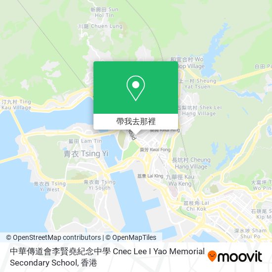 中華傳道會李賢堯紀念中學 Cnec Lee I Yao Memorial Secondary School地圖