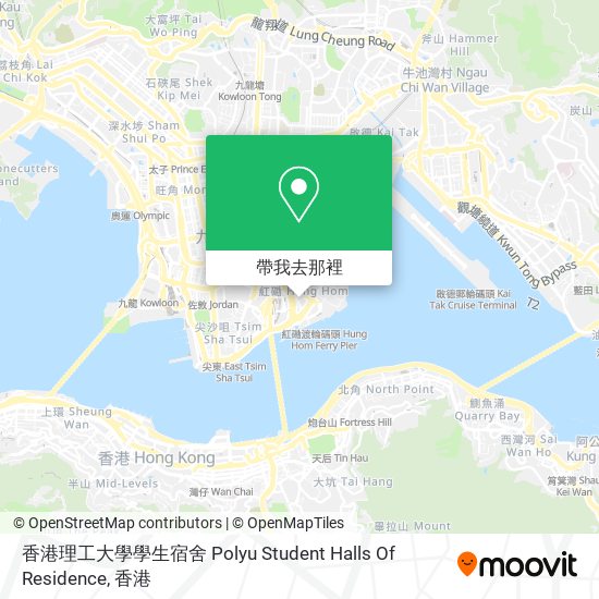 香港理工大學學生宿舍 Polyu Student Halls Of Residence地圖