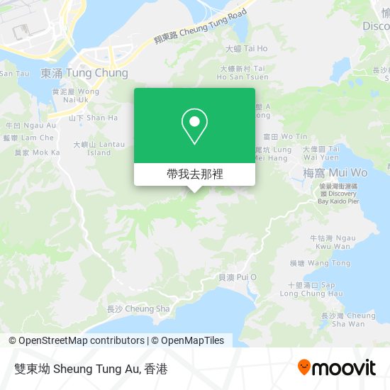 雙東坳 Sheung Tung Au地圖