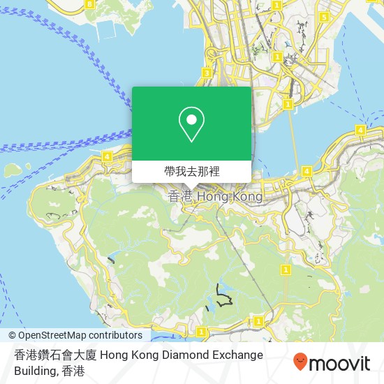 香港鑽石會大廈 Hong Kong Diamond Exchange Building地圖