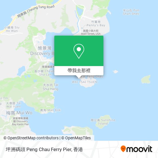 坪洲碼頭 Peng Chau Ferry Pier地圖