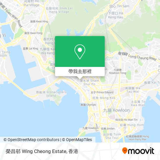 榮昌邨 Wing Cheong Estate地圖