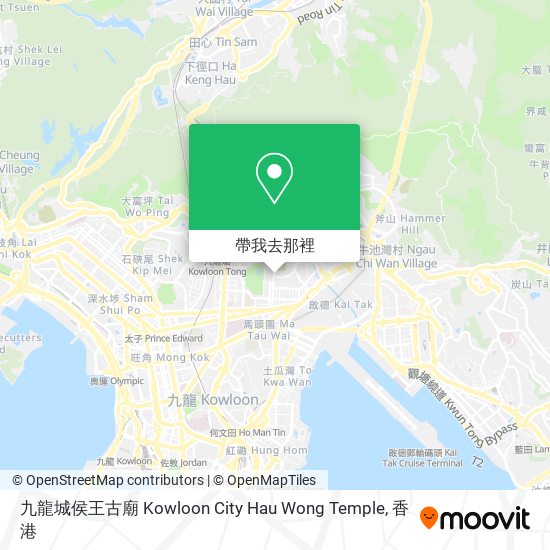 九龍城侯王古廟 Kowloon City Hau Wong Temple地圖