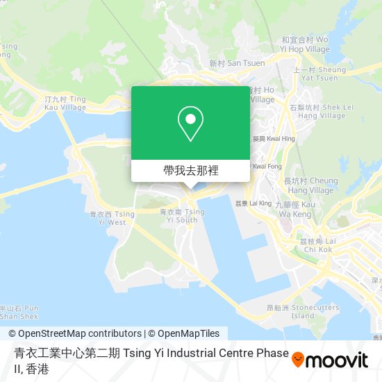 青衣工業中心第二期 Tsing Yi Industrial Centre Phase II地圖