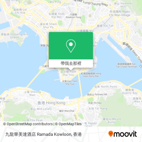 九龍華美達酒店 Ramada Kowloon地圖