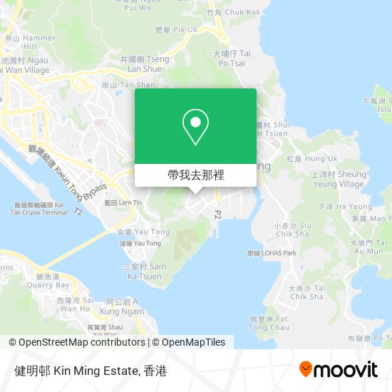 健明邨 Kin Ming Estate地圖