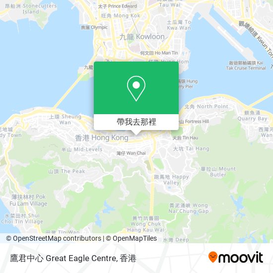 鷹君中心 Great Eagle Centre地圖