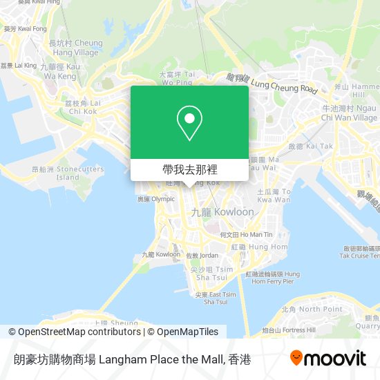 朗豪坊購物商場 Langham Place the Mall地圖
