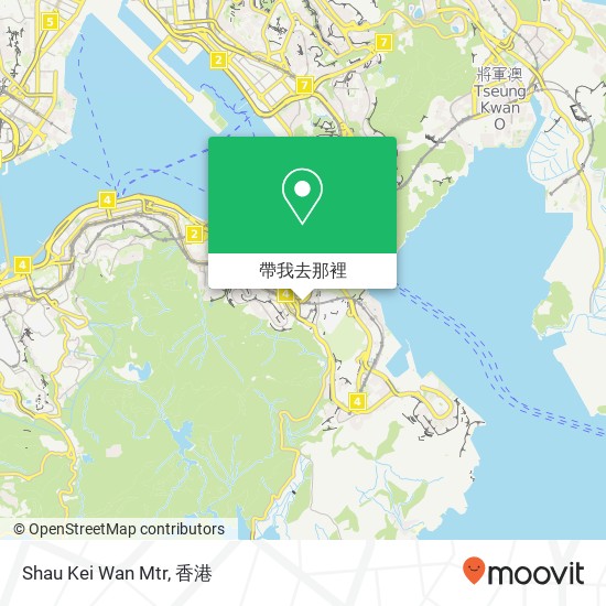 Shau Kei Wan Mtr地圖