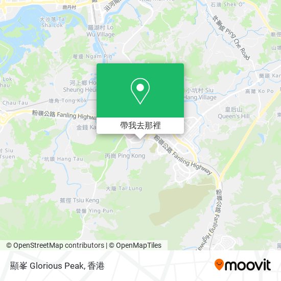 顯峯 Glorious Peak地圖