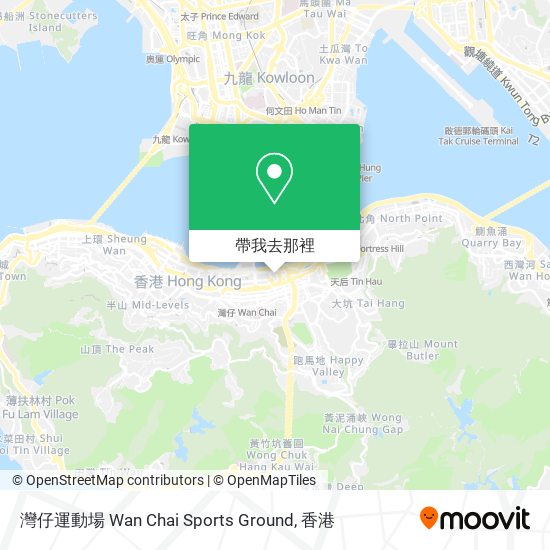 灣仔運動場 Wan Chai Sports Ground地圖