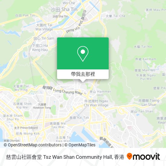 慈雲山社區會堂 Tsz Wan Shan Community Hall地圖