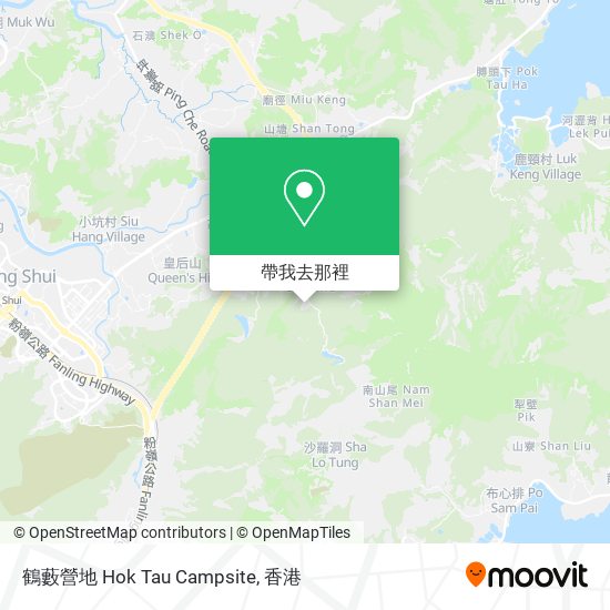 鶴藪營地 Hok Tau Campsite地圖