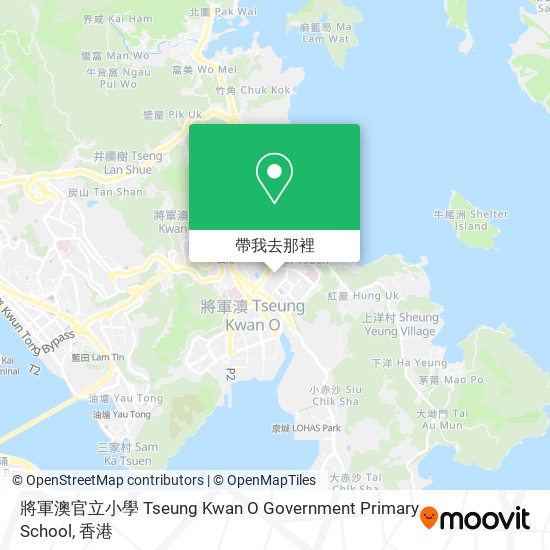 將軍澳官立小學 Tseung Kwan O Government Primary School地圖