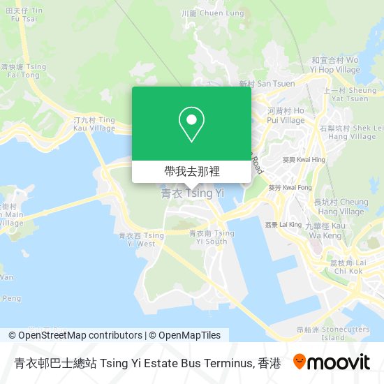 青衣邨巴士總站 Tsing Yi Estate Bus Terminus地圖
