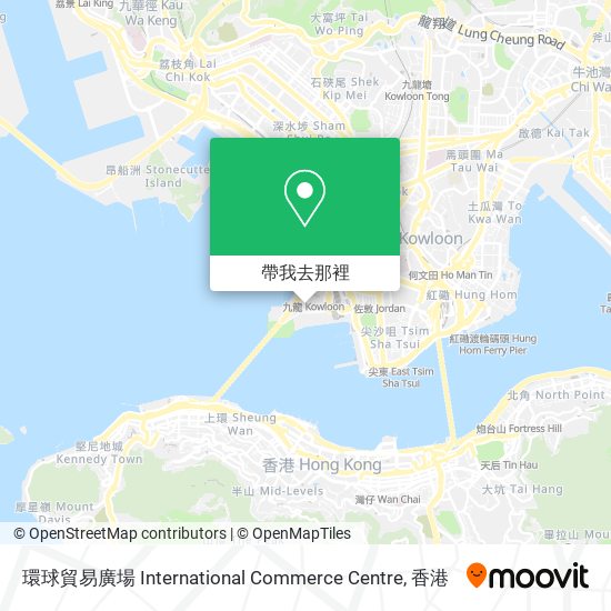 環球貿易廣場 International Commerce Centre地圖