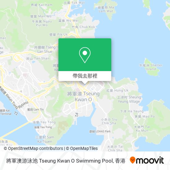 將軍澳游泳池 Tseung Kwan O Swimming Pool地圖