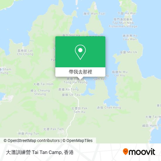 大灘訓練營 Tai Tan Camp地圖
