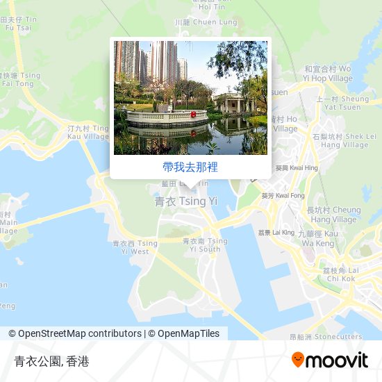 青衣公園地圖