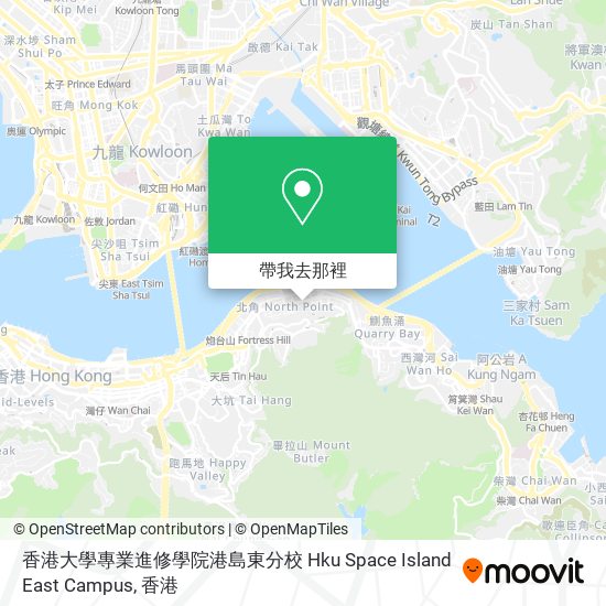香港大學專業進修學院港島東分校 Hku Space Island East Campus地圖