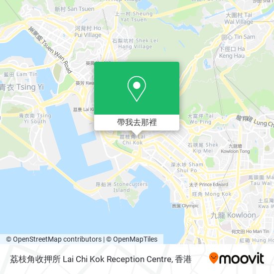 荔枝角收押所 Lai Chi Kok Reception Centre地圖