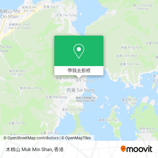 木棉山  Muk Min Shan地圖