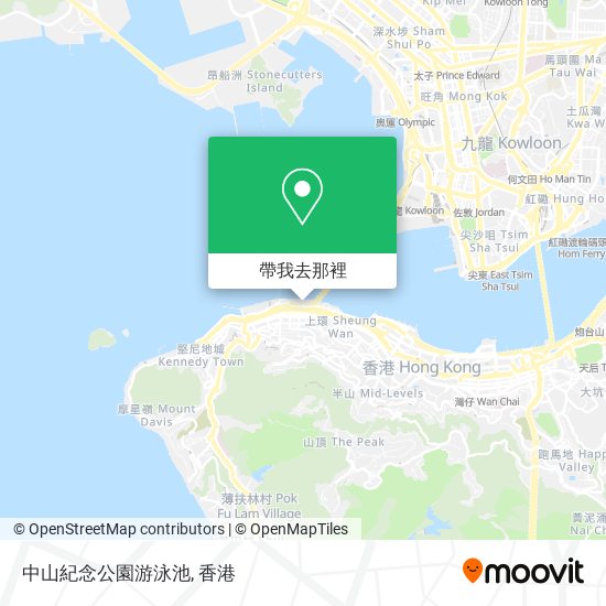 中山紀念公園游泳池地圖
