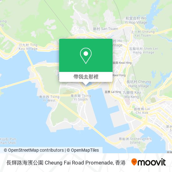 長輝路海濱公園 Cheung Fai Road Promenade地圖