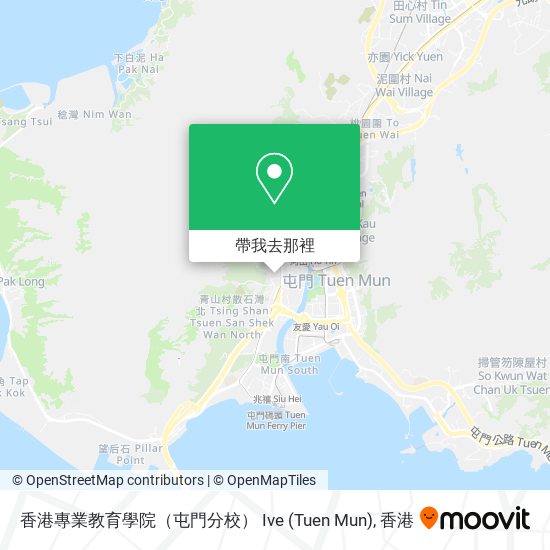 香港專業教育學院（屯門分校） Ive (Tuen Mun)地圖