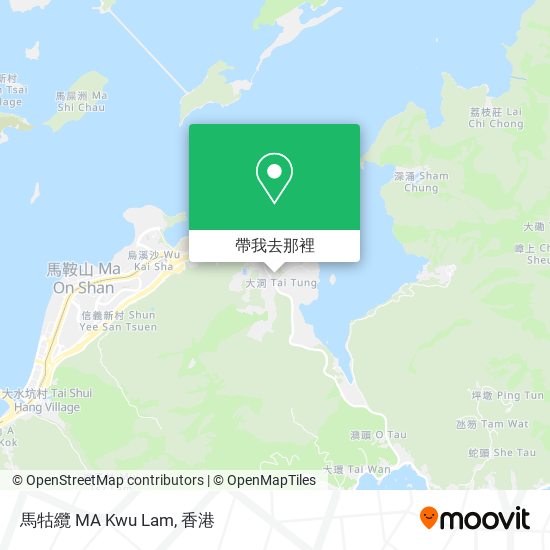 馬牯纜 MA Kwu Lam地圖