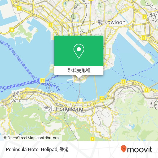 Peninsula Hotel Helipad地圖