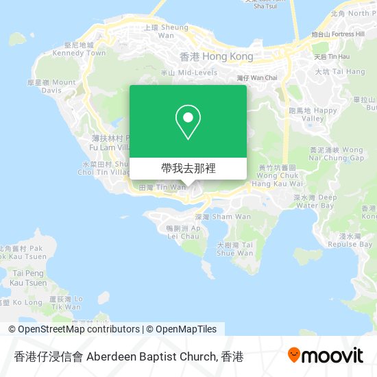 香港仔浸信會 Aberdeen Baptist Church地圖