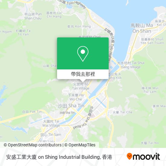 安盛工業大廈 on Shing Industrial Building地圖