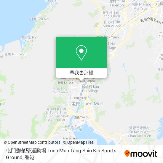 屯門鄧肇堅運動場 Tuen Mun Tang Shiu Kin Sports Ground地圖