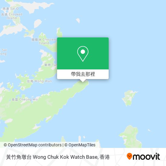 黃竹角墩台 Wong Chuk Kok Watch Base地圖