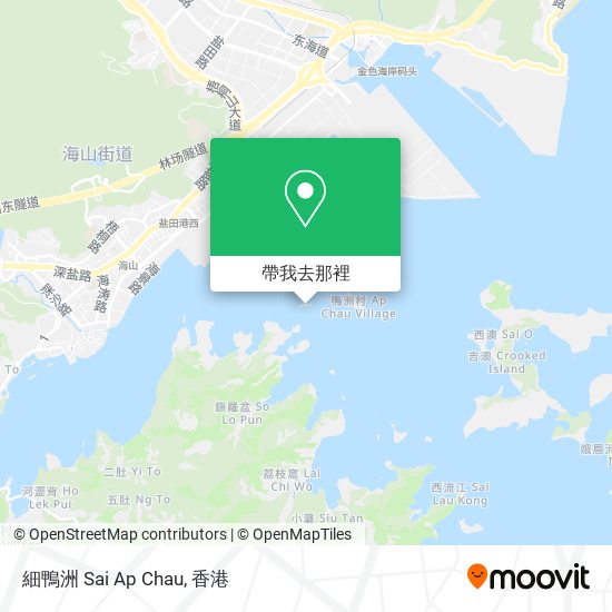 細鴨洲 Sai Ap Chau地圖