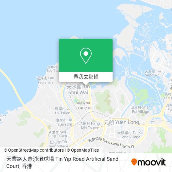 天業路人造沙灘球場 Tin Yip Road Artificial Sand Court地圖