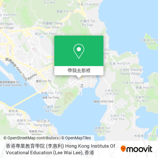 香港專業教育學院 (李惠利) Hong Kong Institute Of Vocational Education (Lee Wai Lee)地圖