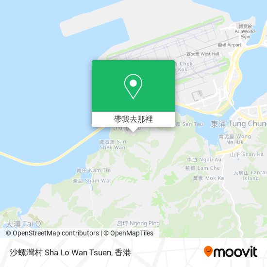 沙螺灣村 Sha Lo Wan Tsuen地圖