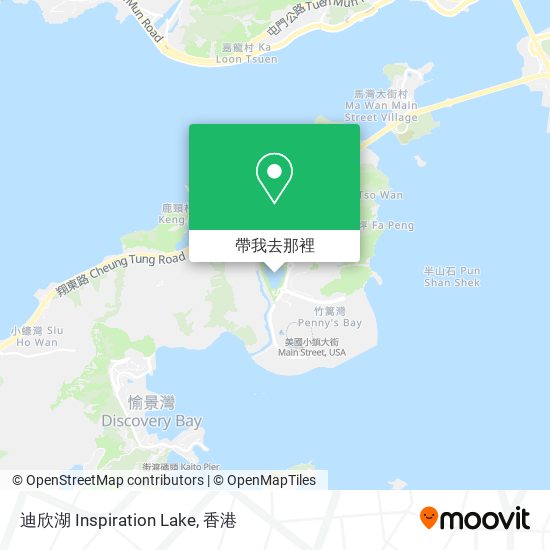 迪欣湖 Inspiration Lake地圖
