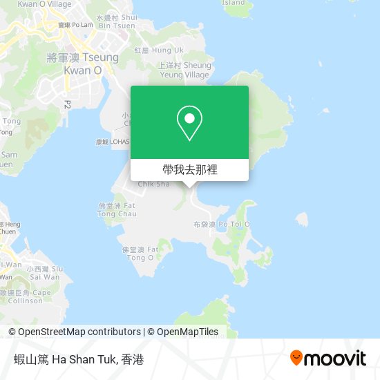 蝦山篤 Ha Shan Tuk地圖