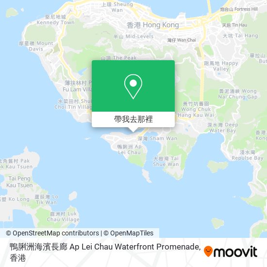 鴨脷洲海濱長廊 Ap Lei Chau Waterfront Promenade地圖