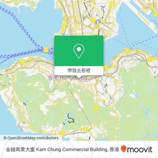 金鐘商業大廈 Kam Chung Commercial Building地圖