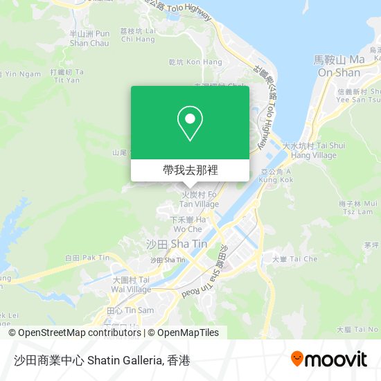 沙田商業中心 Shatin Galleria地圖