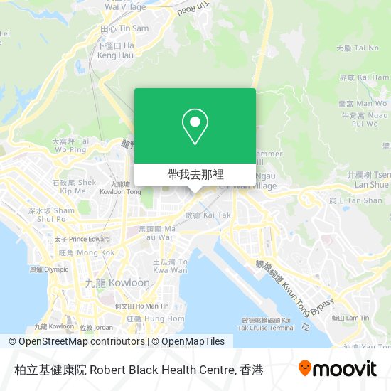 柏立基健康院 Robert Black Health Centre地圖