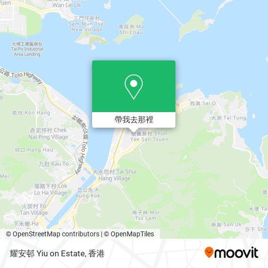 耀安邨 Yiu on Estate地圖