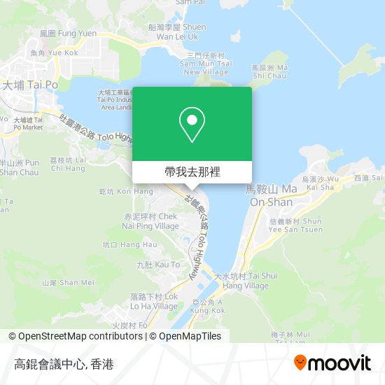 高錕會議中心地圖